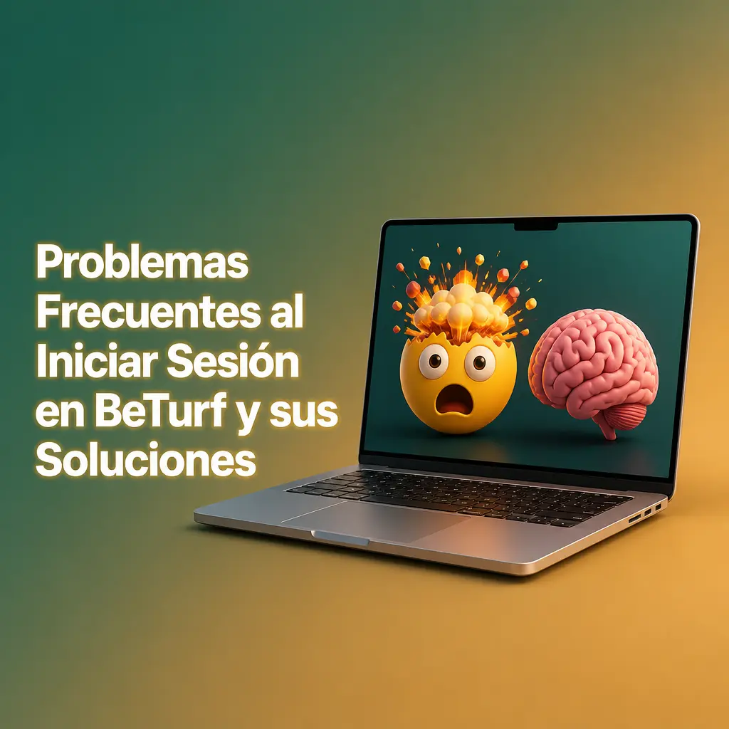 Solución a problemas comunes de inicio de sesión en BeTurf: contraseña, bloqueo de cuenta y verificación de identidad.